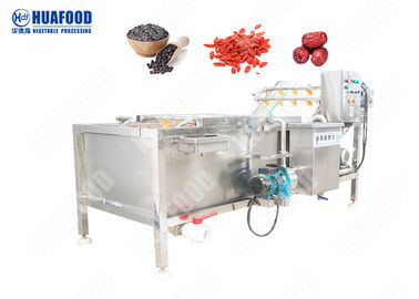 Industrielle Gemüsebürstenwaschmaschine, Ertrag der Karotten-/Apple-Waschmaschinen-500-2000kg/H