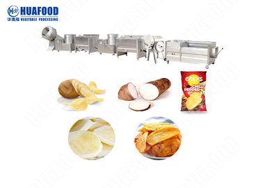 200kg/H halbautomatische Kartoffel Chips Processing Line