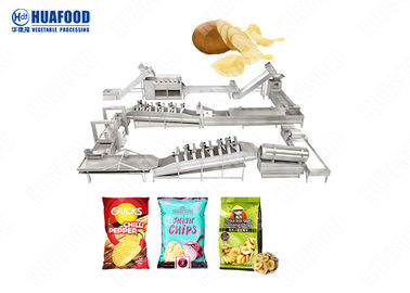 Automatische Kartoffelchips, welche Maschine die vollautomatischen Kartoffelchips herstellen Maschine machen
