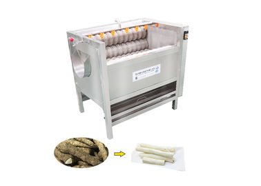 Bürsten-Rollen-Kartoffel-Schalen-Ausrüstung 1000kg/H 1200mm