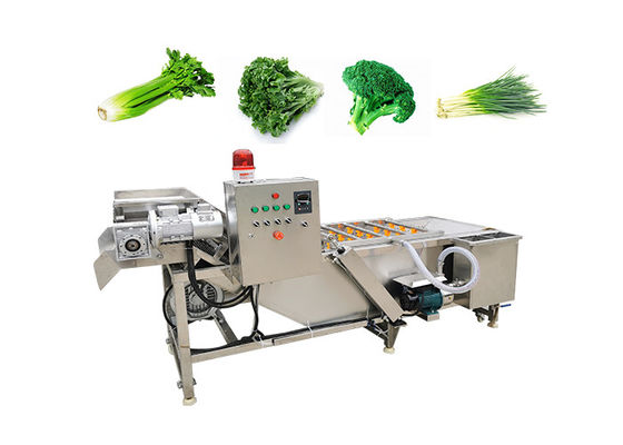 Trägt Gemüsewaschmaschine 380V mit Förderer Früchte