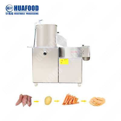 Süßes 300kg pro Stunden-Kartoffel-Schale und Schneidemaschine