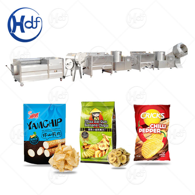 Fischrogen-Maschinen-Kartoffelchip der Kartoffel-30-200kg/h, der Maschine herstellt