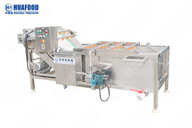 Obst- und GemüseHaar Removel Waschmaschine 500 - 1000kg/h-Kapazitäts-automatische Gemüsewaschmaschine