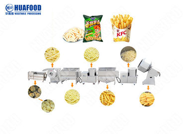 Pommes-Frites bearbeiten elektrische Kartoffel-Bratpfannen-Kartoffelchip-Werkzeugmaschine maschinell