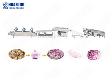 500kg/H AutomaticFruit und Gemüseproduktlinie-Obst- und GemüseReinigungs-Maschine