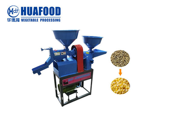 automatische Maschinen der Lebensmittelverarbeitungs-2.2kw landwirtschaftlicher kombinierter Mini Rice Mill